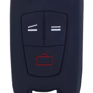 Θήκη κλειδιού για αυτοκίνητα Opel 1005-02, εύκαμπτη, μαύρη