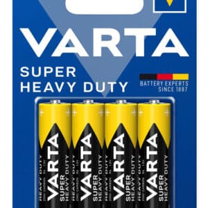 VARTA μπαταρίες Zinc Carbon Super Heavy Duty, AA/R6P, 1.5V, 4τμχ