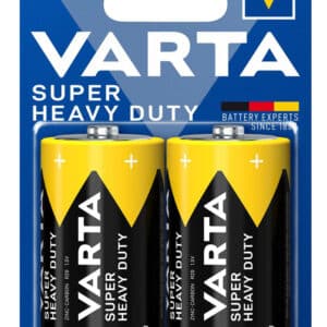VARTA μπαταρίες Zinc Carbon Super Heavy Duty, D/R20P, 1.5V, 2τμχ