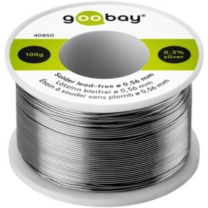 GOOBAY σύρμα συγκόλλησης 40850 Φ0.56mm, χωρίς μόλυβδο, 100γρ, 1τμχ