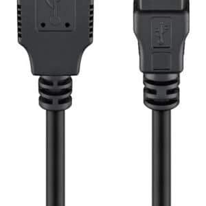 GOOBAY καλώδιο USB σε USB Mini 50768, copper, 480Mbps, 5V, 3m, μαύρο