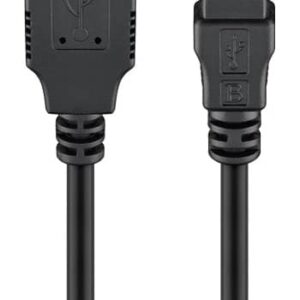 GOOBAY καλώδιο USB 2.0 σε USB mini 50769, copper, 5m, μαύρο