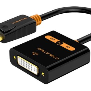 CABLETIME αντάπτορας DisplayPort σε DVI CT-02G, 1080p, μαύρος
