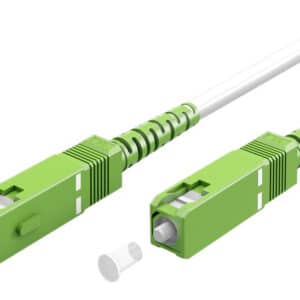 GOOBAY καλώδιο οπτικής ίνας SC-APC 59593, Singlemode OS2, 0.5m, λευκό