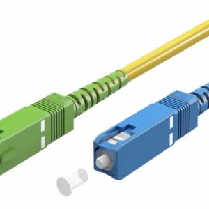 GOOBAY καλώδιο οπτικής ίνας SC-APC 59658, Singlemode OS2, 1m, κίτρινο