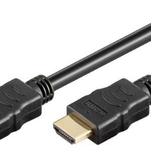 GOOBAY καλώδιο HDMI 2.0 61159 με Ethernet, 4K/60Hz, 18 Gbps, 2m, μαύρο