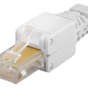 GOOBAY βύσμα RJ45 CAT 5e UTP 68859, tool-free, λευκό