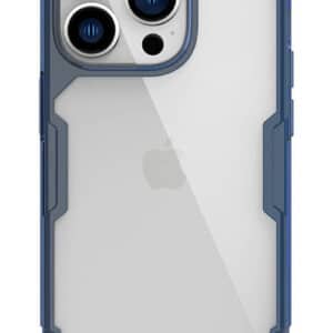 NILLKIN θήκη Nature Pro για Apple iPhone 14 Pro Max, μπλε & διάφανη