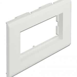 DELOCK module βάση πρίζας Easy 45 81316, 130 x 80 mm, λευκό