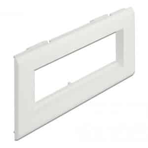 DELOCK module βάση πρίζας Easy 45 81317, 175x80mm, λευκό