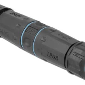 DELOCK αδιάβροχος αμφίδρομος σύνδεσμος RJ45 Cat.6A 86693, μπλε
