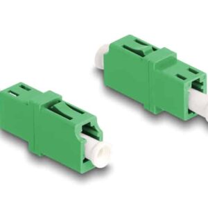 DELOCK σύνδεσμος οπτικής ίνας LC Simplex 87984, πράσινος
