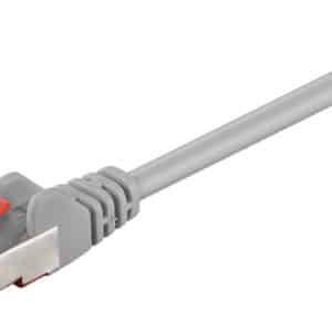 GOOBAY καλώδιο δικτύου 93568, CAT 6 S/FTP (PiMF), CCA, 0.5m, γκρι