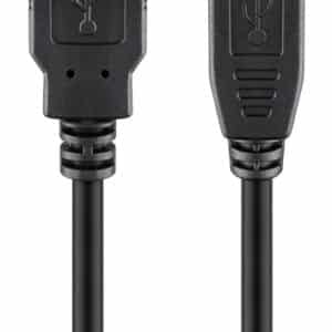 GOOBAY καλώδιο USB 2.0 σε USB Type B 93596, 1.8m, μαύρο