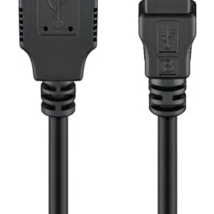 GOOBAY καλώδιο USB 2.0 σε USB Mini 93623, copper, 1.5m, μαύρο