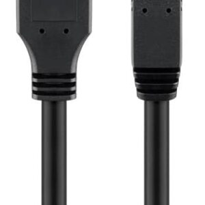 GOOBAY καλώδιο USB 3.0 93655, 5 Gbit/s, 1.8m, μαύρο