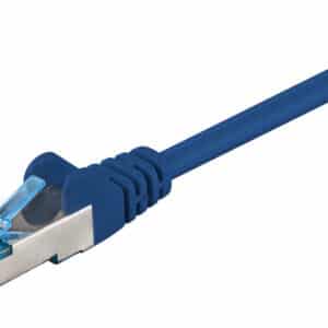 GOOBAY καλώδιο δικτύου 93677, CAT 6A S/FTP (PiMF), Copper, 1m, μπλε