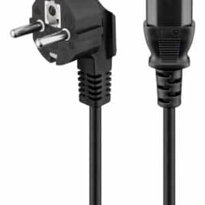 GOOBAY καλώδιο τροφοδοσίας 95142, 3G 1.00mm², 3m, μαύρο