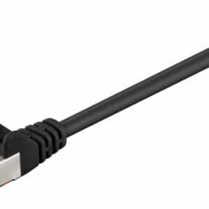 GOOBAY καλώδιο δικτύου 95478, CAT 6 S/FTP (PiMF), CCA, 1m, μαύρο