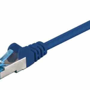GOOBAY καλώδιο δικτύου 95599, CAT 6A S/FTP (PiMF), Copper, 1.5m, μπλε