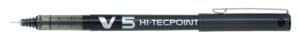 PILOT στυλό rollerball Hi-Tecpoint V5, 0.5μμ, μαύρο