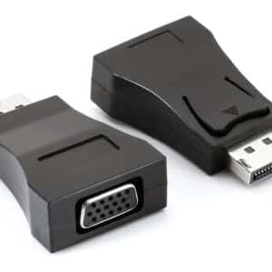 POWERTECH Αντάπτορας DisplayPort (M) σε VGA (F) CAB-DP035, μαύρο