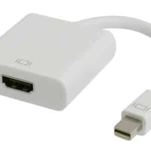 POWERTECH αντάπτορας Mini DisplayPort σε HDMI CAB-DP036, 0.20m, λευκός
