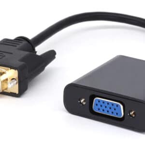 POWERTECH αντάπτορας DVI(M) 24+1 σε VGA(F), 1080p, Active, 0.20, μαύρος