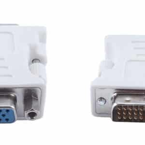 POWERTECH αντάπτορας VGA σε DVI-I 24+5 CAB-G019, λευκός