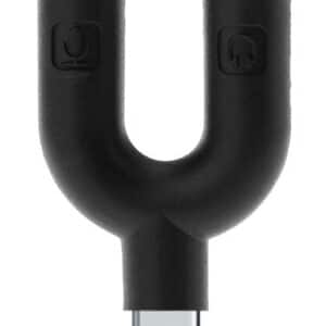 POWERTECH αντάπτορας USB-C σε 2x 3.5mm CAB-J052, μαύρος