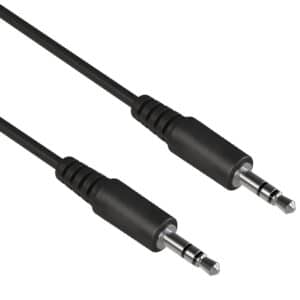 POWERTECH καλώδιο ήχου 3.5mm CAB-J057, AUX, nickel plated, 10m, μαύρο