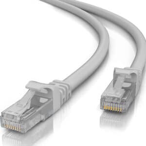 POWERTECH καλώδιο δικτύου CAB-N185, Cat 5e U/UTP, CCA 26AWG, 1m, γκρι