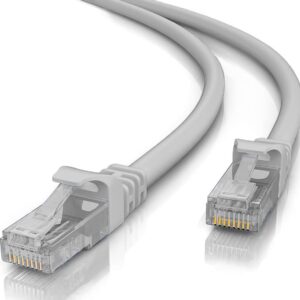 POWERTECH καλώδιο δικτύου CAB-N249, Cat 5e U/UTP, copper 26AWG, 1m, γκρι