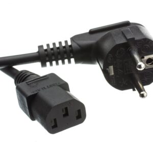 POWERTECH Καλώδιο τροφοδοσίας CAB-P020, 3x 0.75mm², CCS, 1.5m, μαύρο