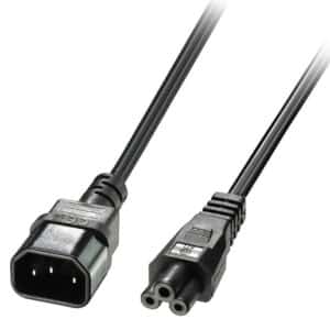 POWERTECH καλώδιο τροφοδοσίας CAB-P034, 0.75mm², copper, 1m, μαύρο