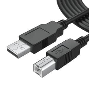POWERTECH Καλώδιο USB 2.0 σε USB Type B CAB-U016, 1.5m, μαύρο