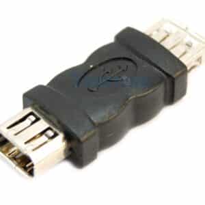 POWERTECH αντάπτορας USB θηλυκό σε θηλυκό CAB-U019, μαύρος