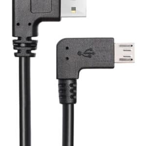 POWERTECH καλώδιο USB σε USB Micro CAB-U133, 90°, Easy USB, 1m, μαύρο