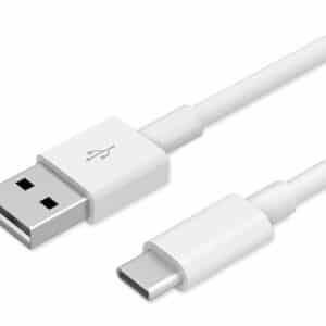 POWERTECH καλώδιο USB σε USB-C CAB-UC010, 1m, λευκό