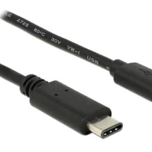 POWERTECH Καλώδιο USB Type-C σε USB Micro CAB-UC011, 1m, μαύρο