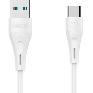 CELEBRAT καλώδιο USB-C σε USB CB-18T, 3A, 480Mbps, 1m, λευκό
