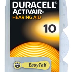 DURACELL μπαταρίες ακουστικών βαρηκοΐας Activair 10, 1.45V, 6τμχ