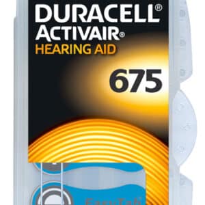 DURACELL μπαταρίες ακουστικών βαρηκοΐας Activair 675, 1.45V, 6τμχ