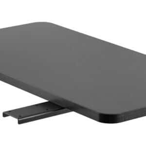 BRATECK ράφι γραφείου DET-4, ξύλινο, 600x409x30mm, 20kg, μαύρο