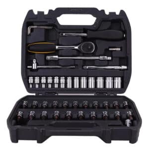 DELI σετ εργαλείων DL1046, με θήκη, 1/4", Cr-V, 46τμχ
