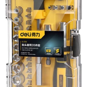 DELI σετ κατσαβίδια ακριβείας DL1129, 35τμχ