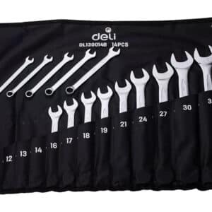 DELI σετ γερμανοπολύγωνα κλειδιά DL130014B, 10-32mm, 14τμχ