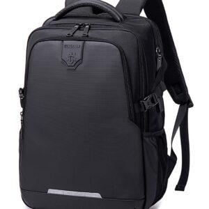 GOLDEN WOLF τσάντα πλάτης GB00444, με θήκη laptop 15.6", 23L, μαύρη