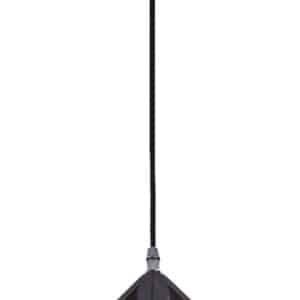 POWERTECH φωτιστικό οροφής HLL-0011, E27, 16x16x16cm, μεταλλικό, μαύρο