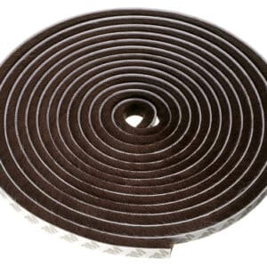 HOME USE Αυτοκόλλητη μονωτική ταινία HUH-0086 για παράθυρα, 7x6mm, 5m, καφέ